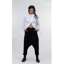 Avant-garde cotton women's long-sleeved top