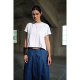 Basic white cotton top