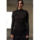 Black Twist Blouse