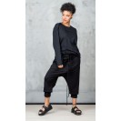 Black top avant-garde clothing