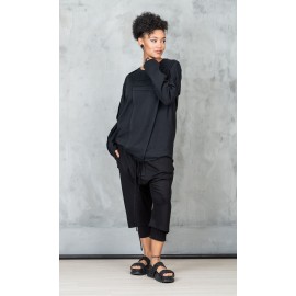 Black top avant-garde clothing