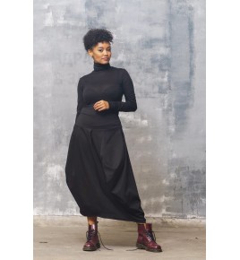 Black turtleneck shirt