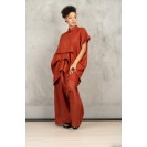 Brick Red Linen Tunic