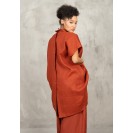 Brick Red Linen Tunic