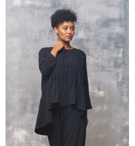 New Women's Black Tunic Top