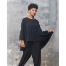 New Women's Black Tunic Top