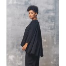 New Women's Black Tunic Top