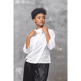 White Linen Top Fashion Outfit