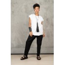 White top avant-garde clothing