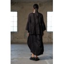 Women's Black Linen Shirt