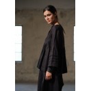 Women's Black Linen Shirt