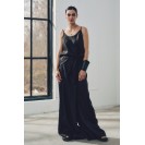 Women's Black Linen Vest