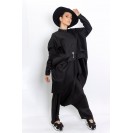 Women's Cotton Shirt Black Avant Garde Clothing