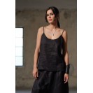Women's Sleeveless Linen Top