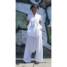 Women's White Linen Shirt