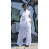 Women's White Linen Shirt