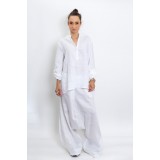Women's White Linen Shirt