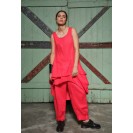 Women's asymmetric linen shirt
