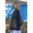 Women's black long sleeve shirt
